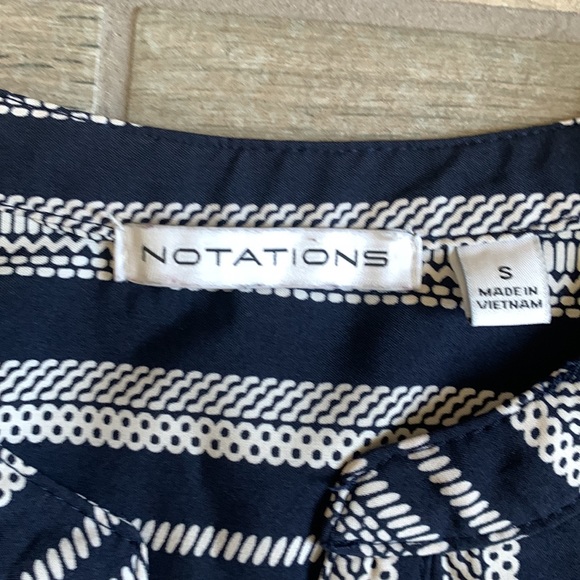 Notations stripe blouse - Picture 3 of 4